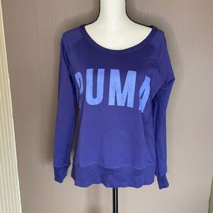 Puma blue sweatshirt size medium